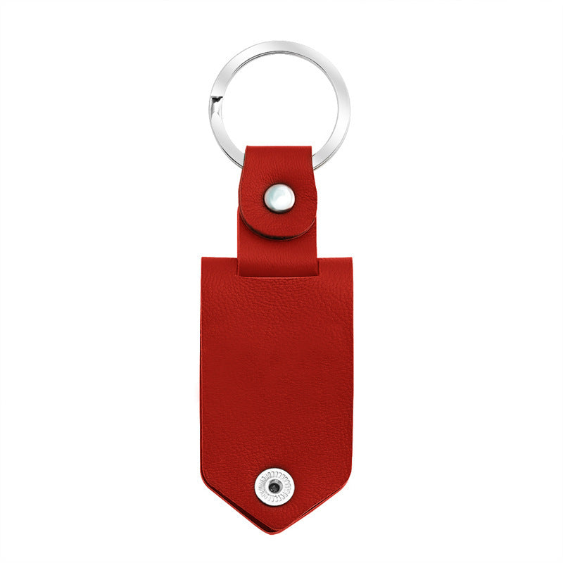 Porte-clés vierge à fermoir thermocollant DIY