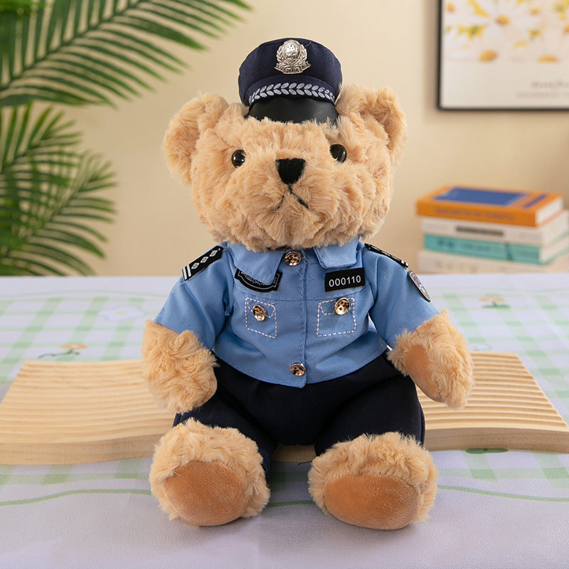Fire Bear Police Teddy Doll Plush Toys