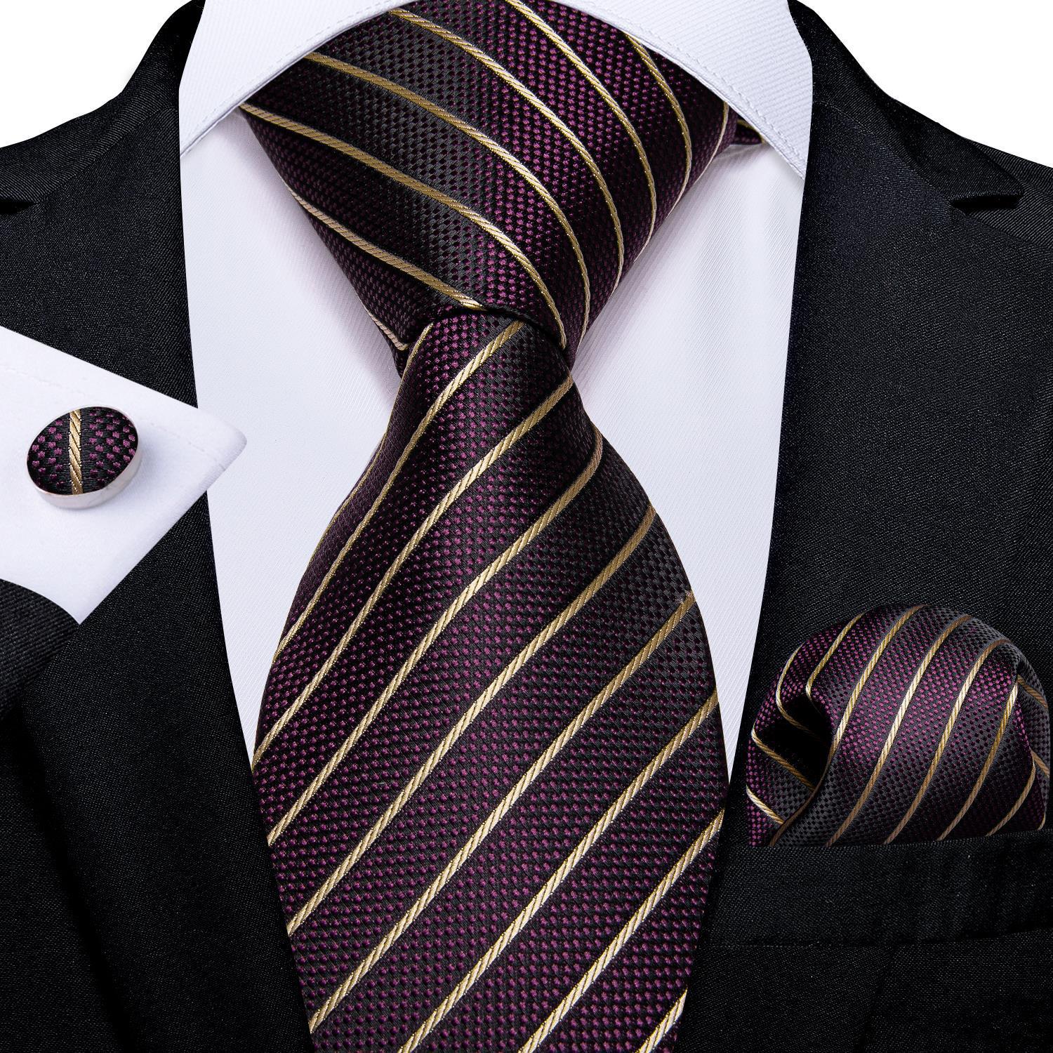 Vintage Jacquard Paisley Tie 3-Piece Set