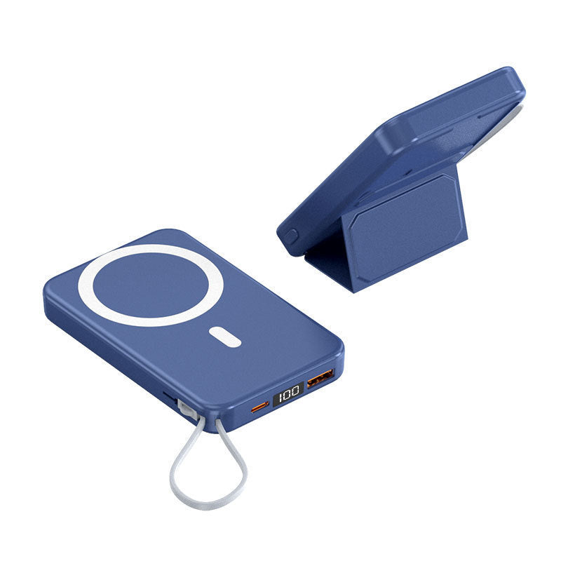 Batterie externe magnétique avec support de câble