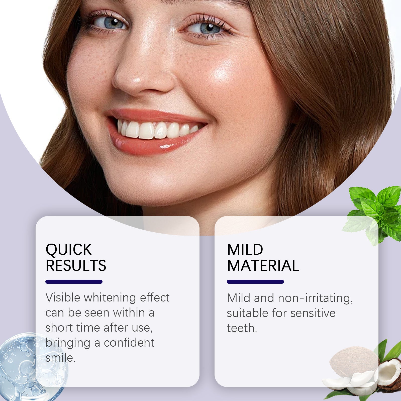 Bandes blanchissantes pour les dents Nettoyage domestique