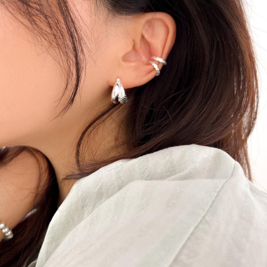Simple Fashion 925 Sterling Silver Double Stud Earrings For Women