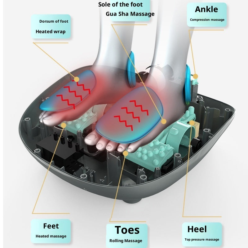 Appareil de massage des pieds enveloppant avec fonction chauffante