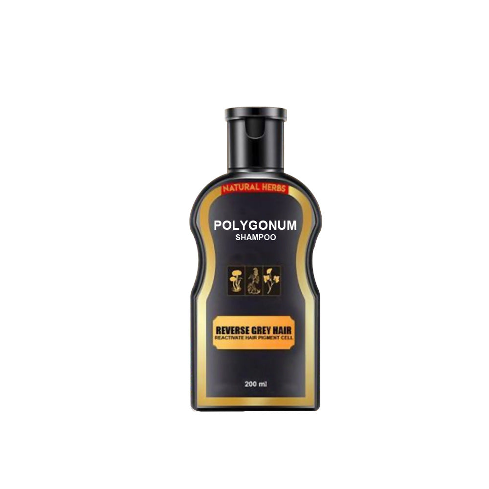 Shampooing Polygonum multiflorum pour cheveux noirs