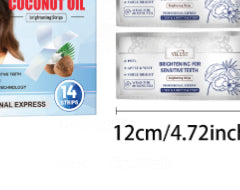 Bandes blanchissantes pour dents, nettoyage et fixation des dents