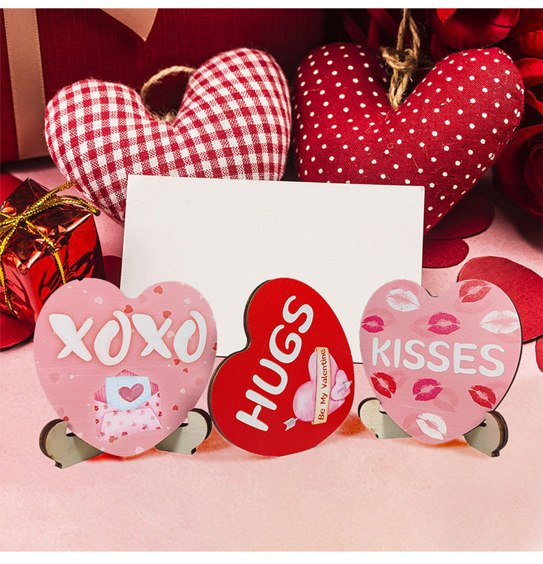 Décoration de bureau Saint-Valentin Objets d'artisanat d'amour