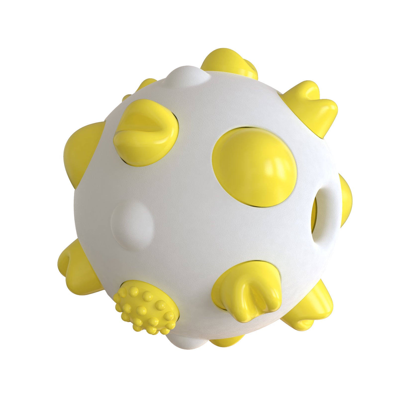 Dog Teething Chew Pet Toy Ball For Dogs Can Be Used For Pet Teeth Cleaning IQ Training Exercise, Stress Relief Interactive Entertainment