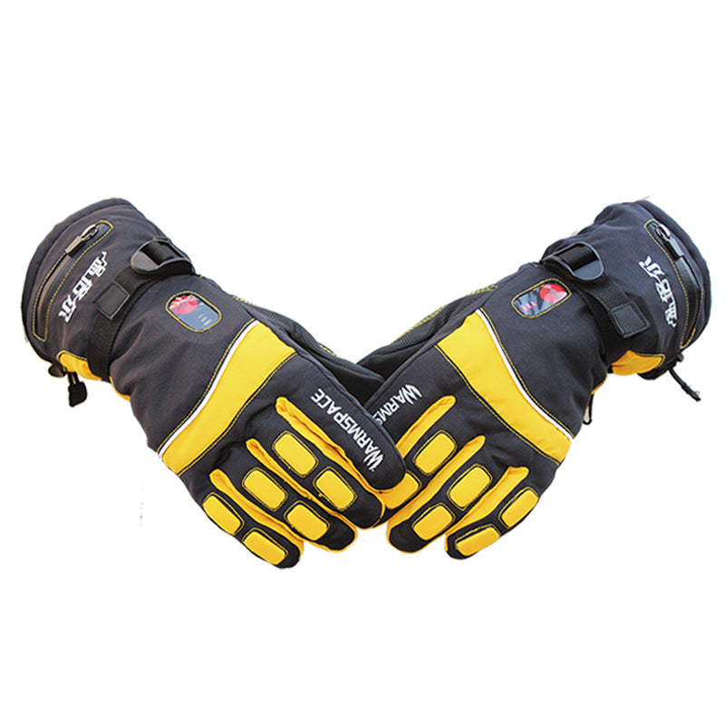 Temperature control electric heating gloves