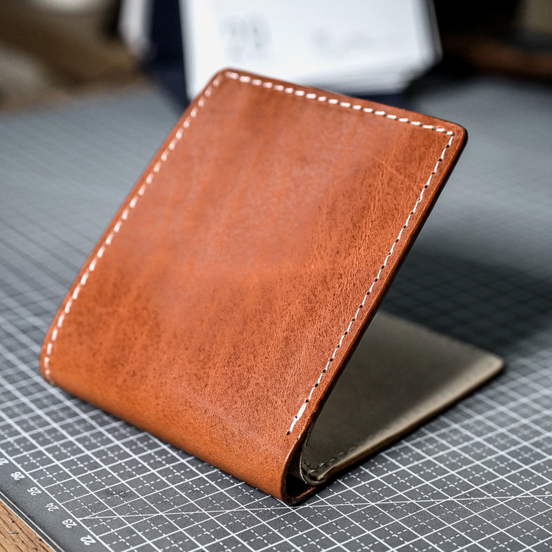 Portefeuille court en cuir tendance pour homme