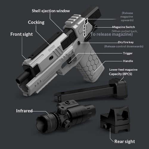 Fashionable And Unique Toy Model Gun For Boys