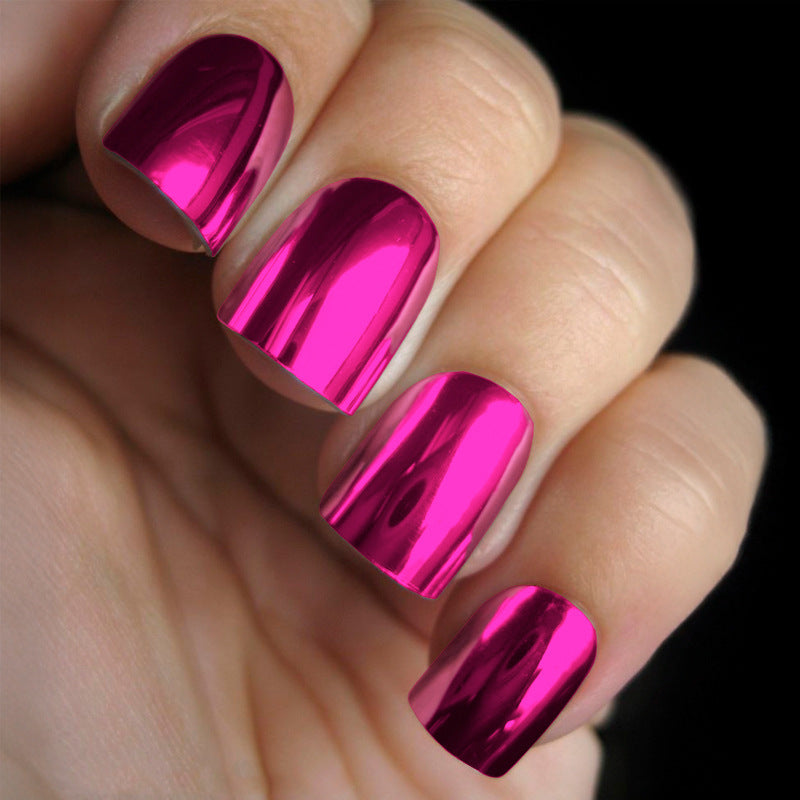 Nail Stickers Multi-color Mirror Metal Texture