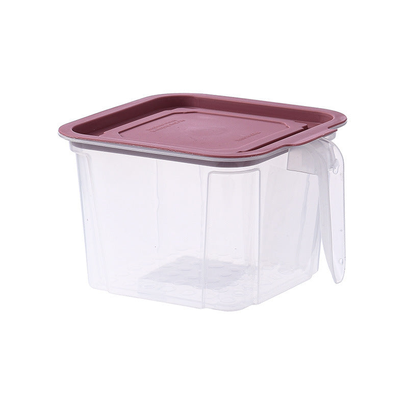 Boîte de rangement transparente en plastique pour réfrigérateur