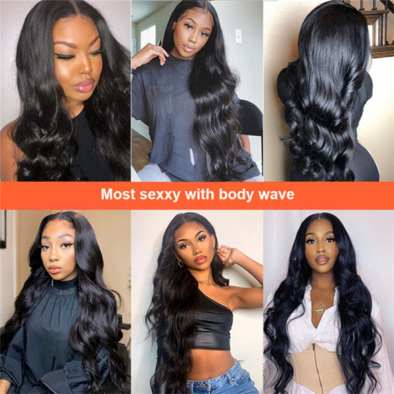 Solid Color Simple Artificial Wave Long Hair Extension