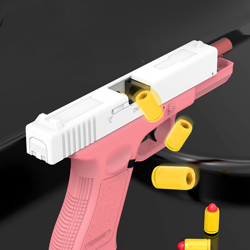 Alloy Mechanical Throwing Shell Lattice Soft Bullet Gun Automatic Continuous Hair