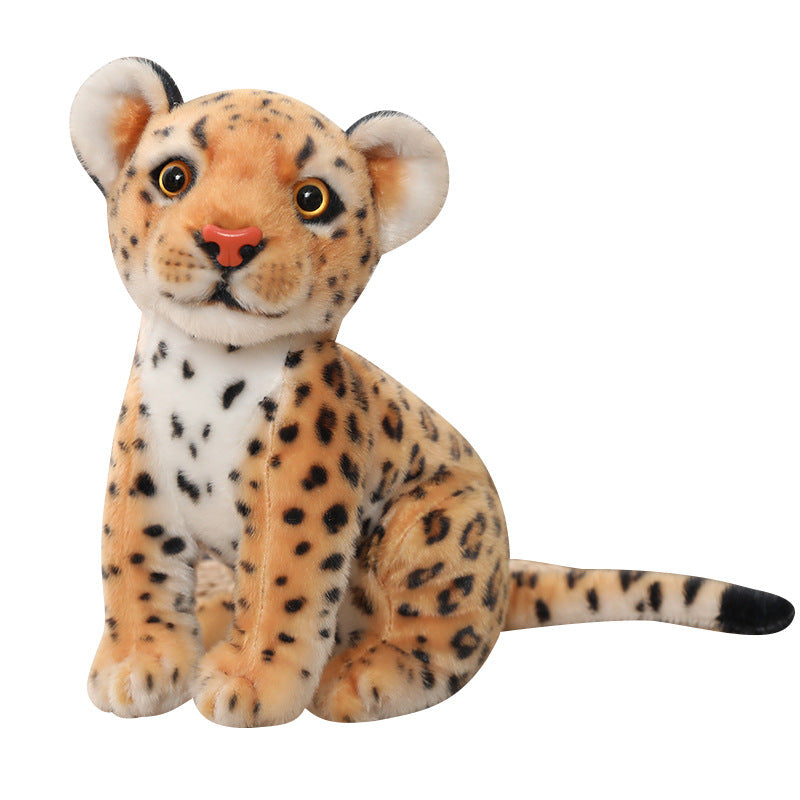 Jouets en peluche de léopard des neiges Fashion Squat