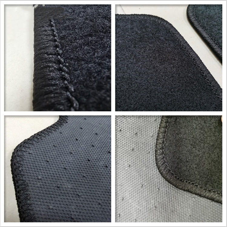 Jeu complet de tapis de sol antidérapants en velours pour voiture