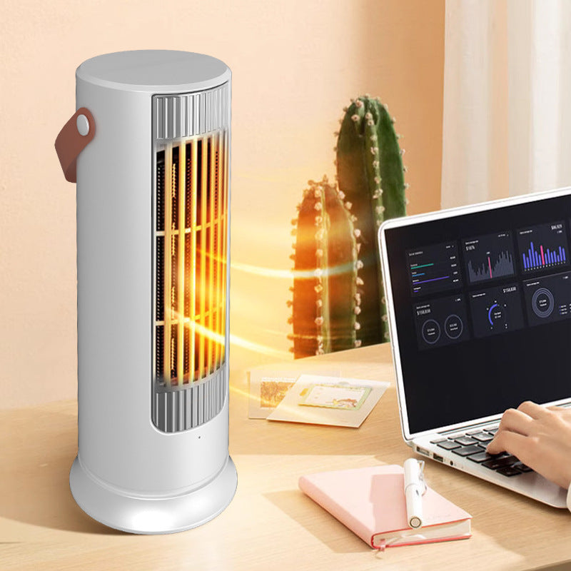 Souffleur d'air chaud de bureau tactile avec télécommande et affichage numérique, chauffage domestique à tête oscillante