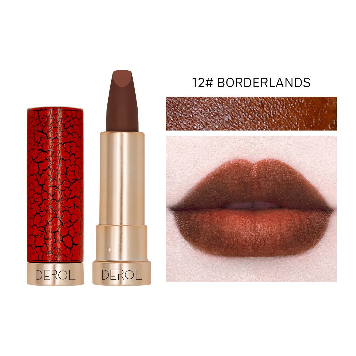 Rouge à Lèvres Mat Velouté Maquillage Imperméable et Hydratant
