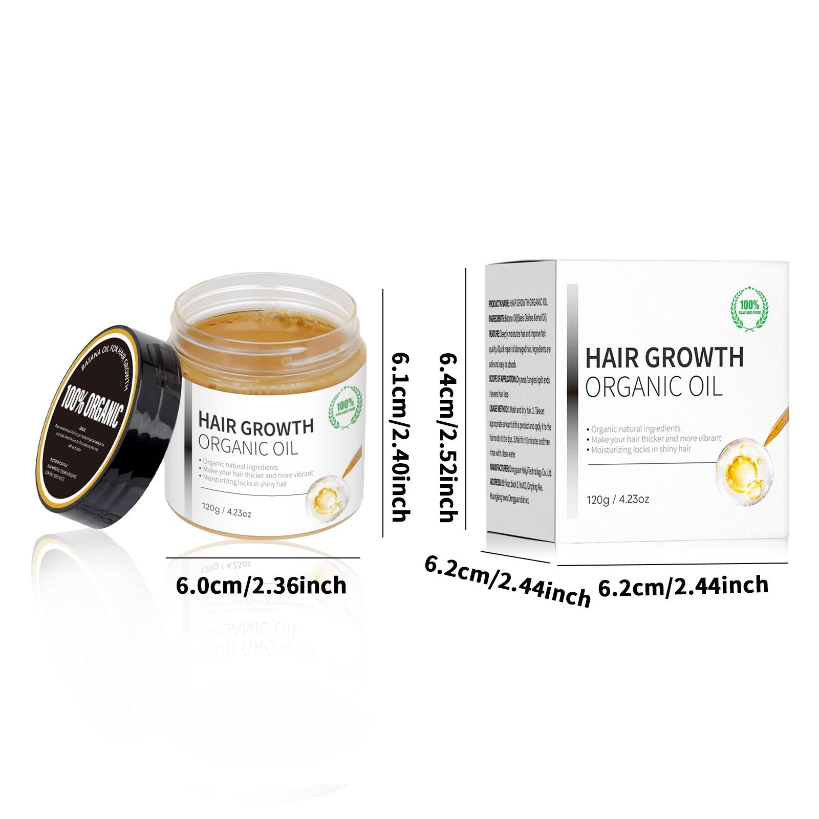Masque Capillaire Batana Doux Nourrissant Réparateur Cheveux Secs