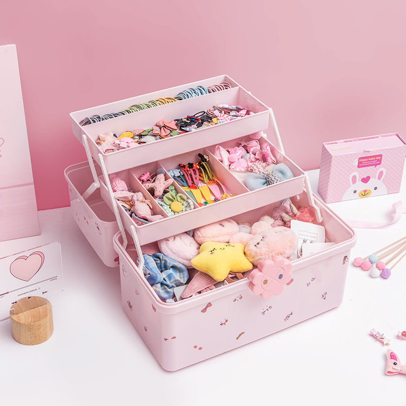 Headdress Hair Clip Ring Dressing Cute Hair Rope Jewelry Box