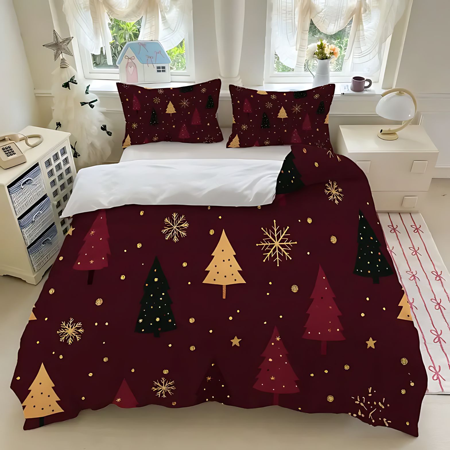 High-definition Digital Printing Brushed Bedding Set