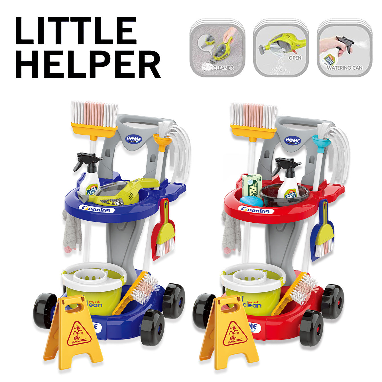 Children Play House Cleaning Toys