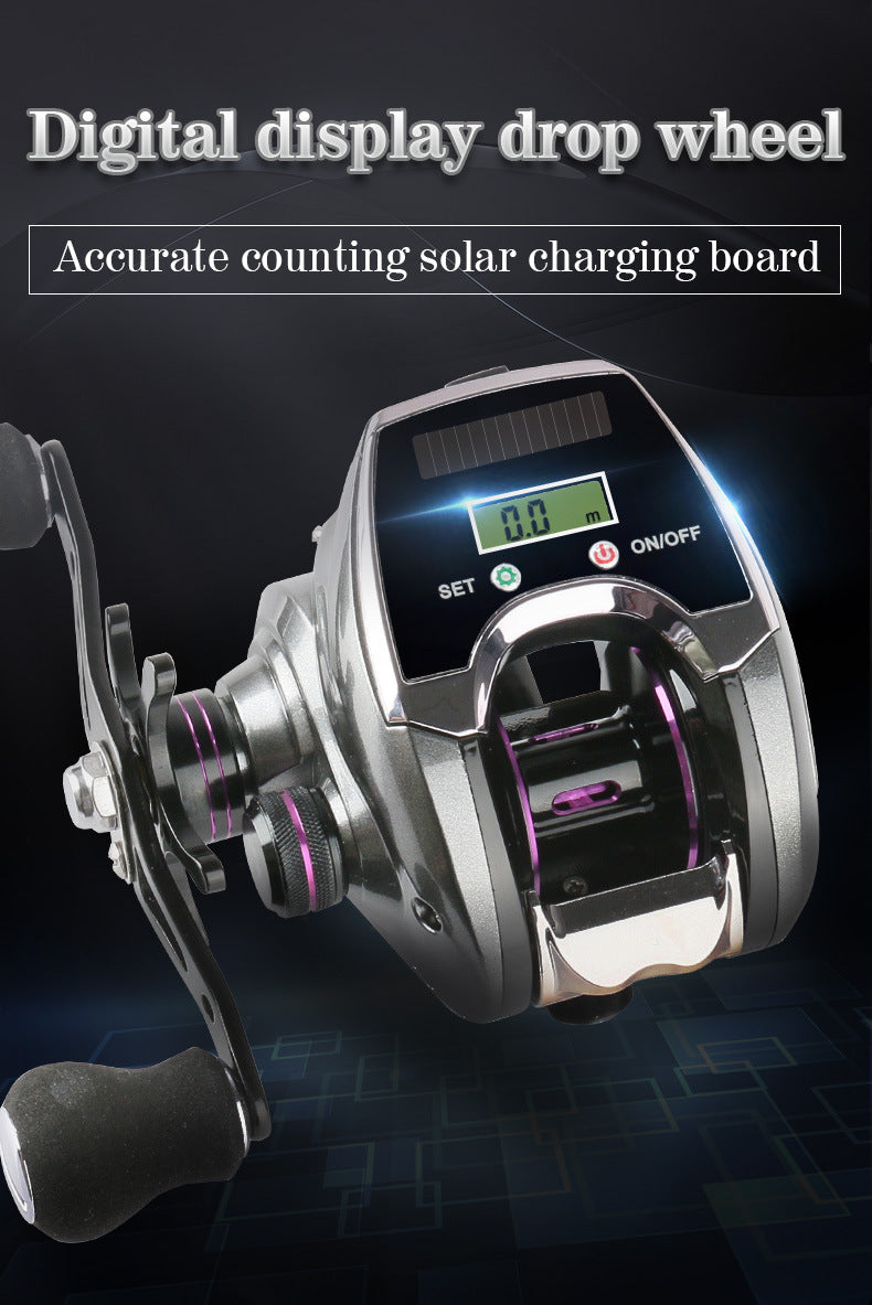 Line Counter Fishing Tackle Gear Fishing Reel Left Or Right Hand Low Profile Linedigital Display Fishing Gear
