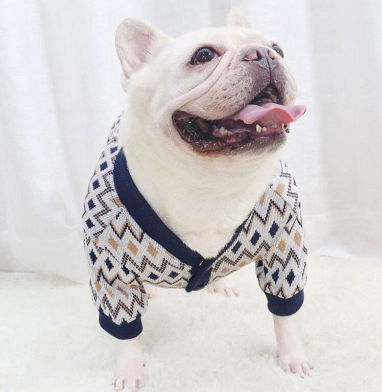 Fashion Pet Dog Short Knitted Cardigan