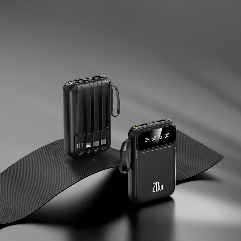Avec Câble Power Bank Grande Capacité Mini