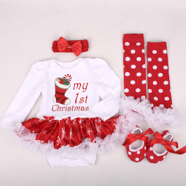 Four piece Christmas Romper