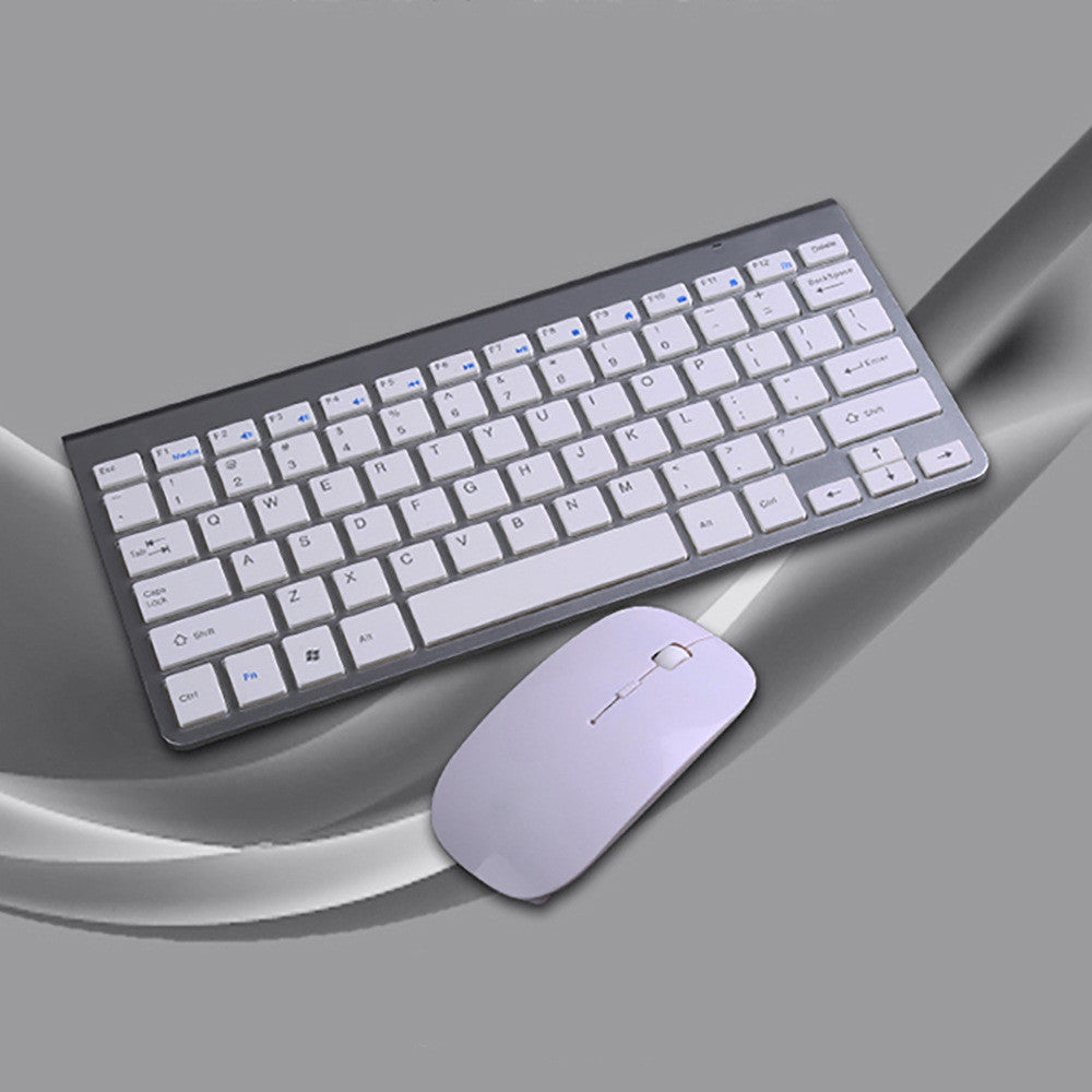 Ensemble clavier et souris sans fil 2.4G direct silencieux