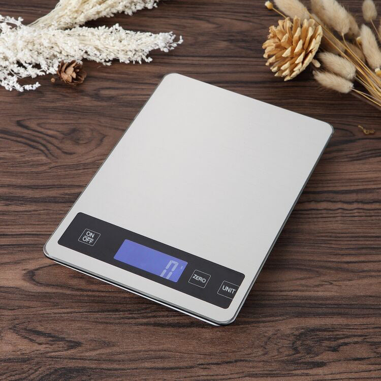 Battery Charging Dual Purpose Stainless Steel Kitchen Electronic Scale