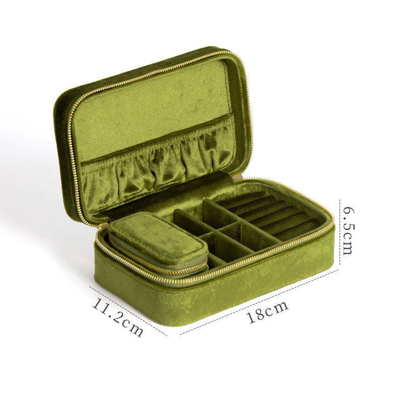 Boîte de rangement portable pour bijoux pour femmes