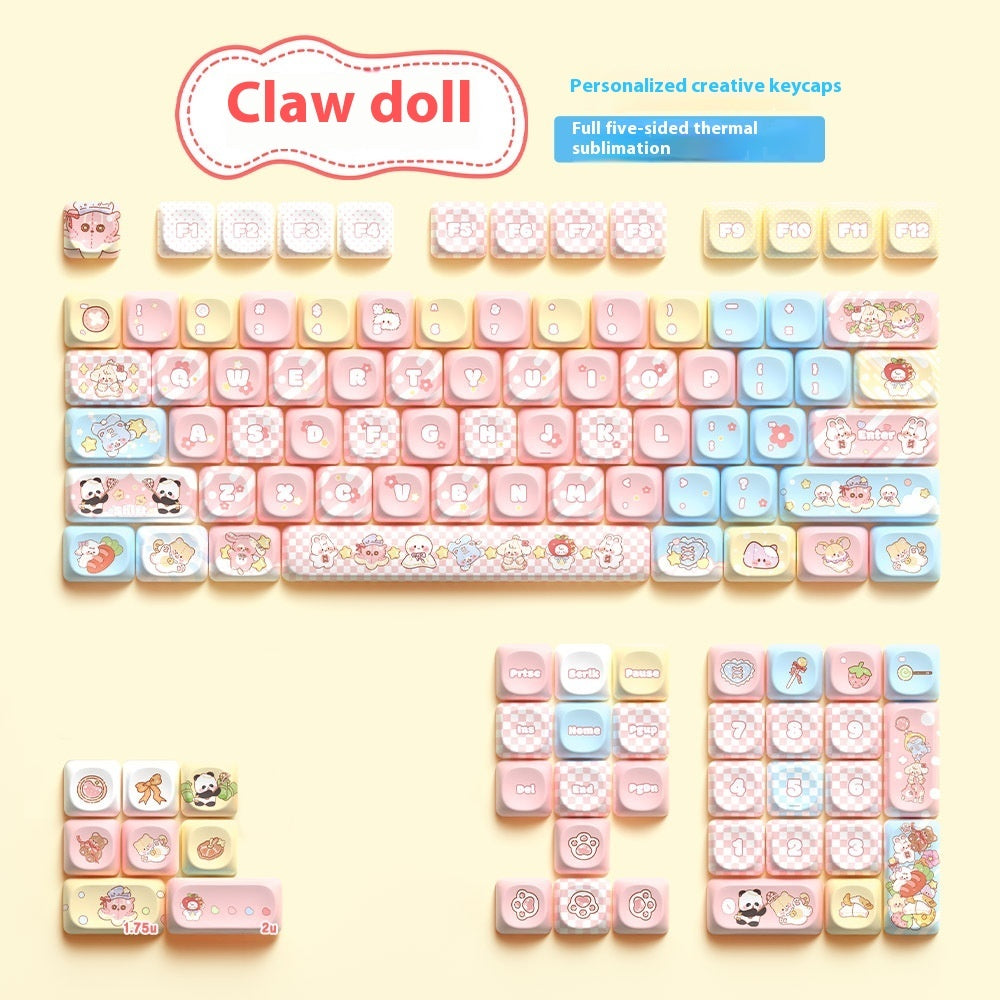 Capuchon de clavier mécanique Clip Doll Original mignon