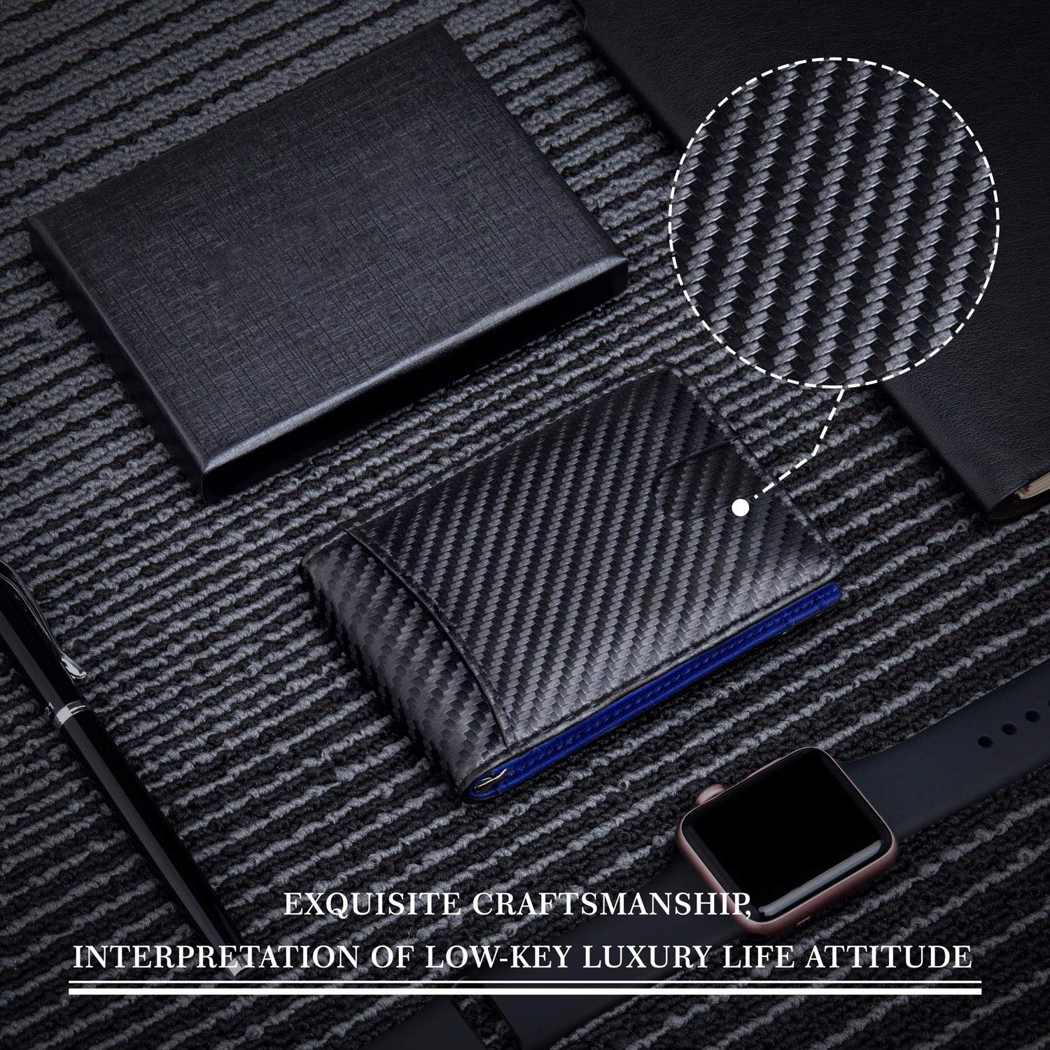 Genuine Leather Multi Card Antitheft Wallet