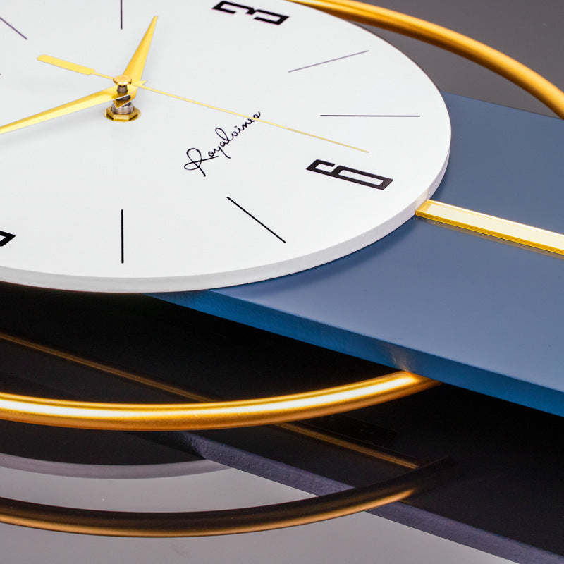 Horloge murale créative de luxe léger et tendance pour la maison