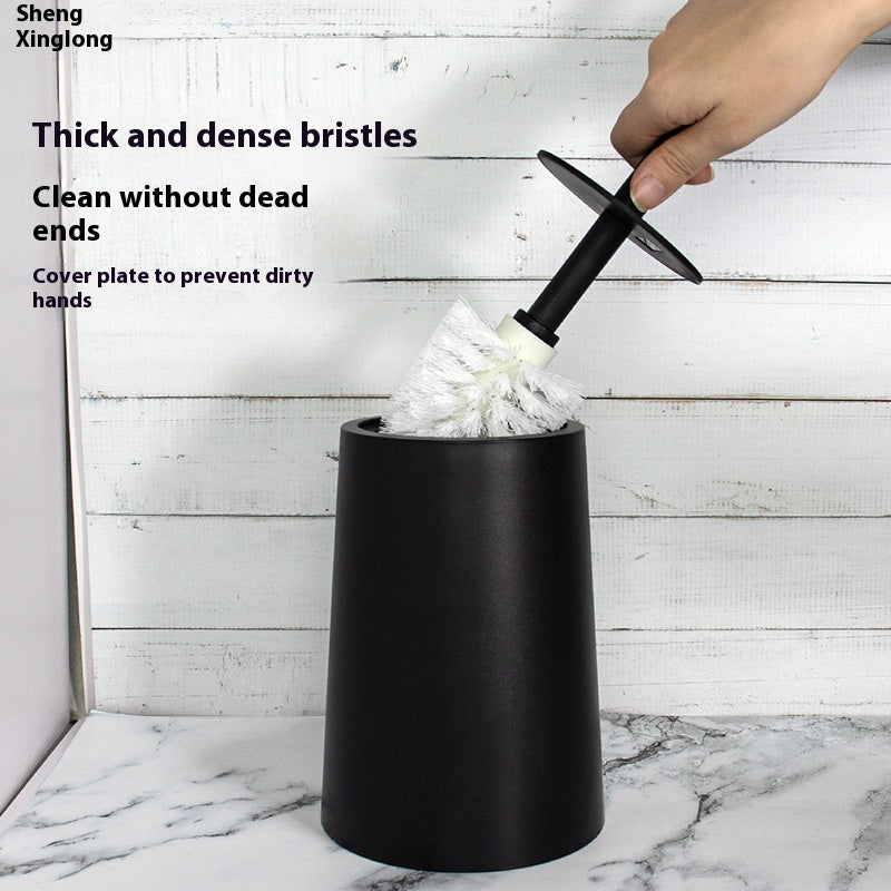 Toilet Brush Set Bathroom Plastic Cleansing Brush With Base