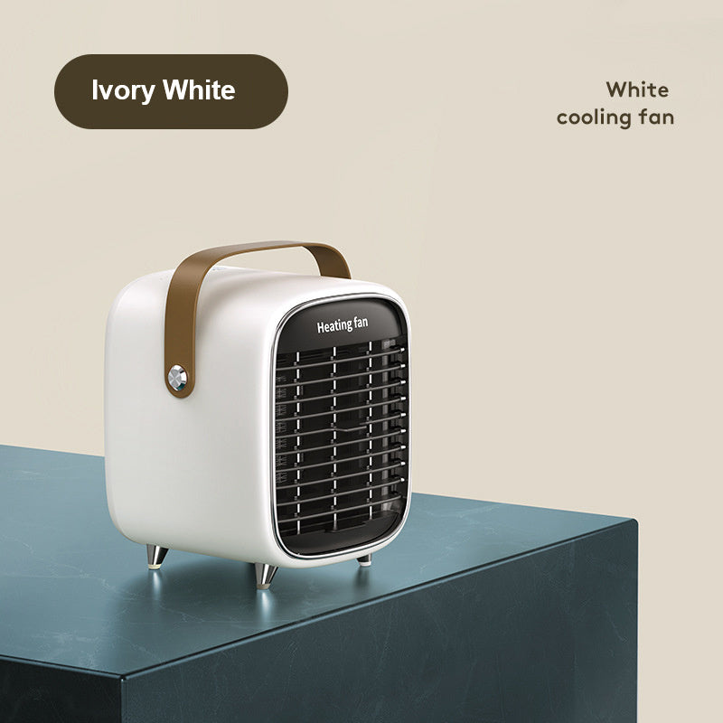 Office Small Electric Heaters Are Plugged In At Home