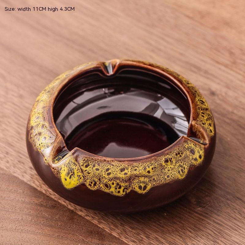 Nordic Style Light Luxury Ceramic Ashtray Household