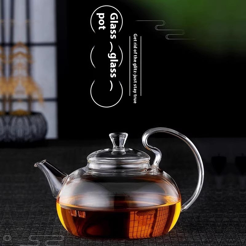 Théière bouilloire en verre résistant à la chaleur