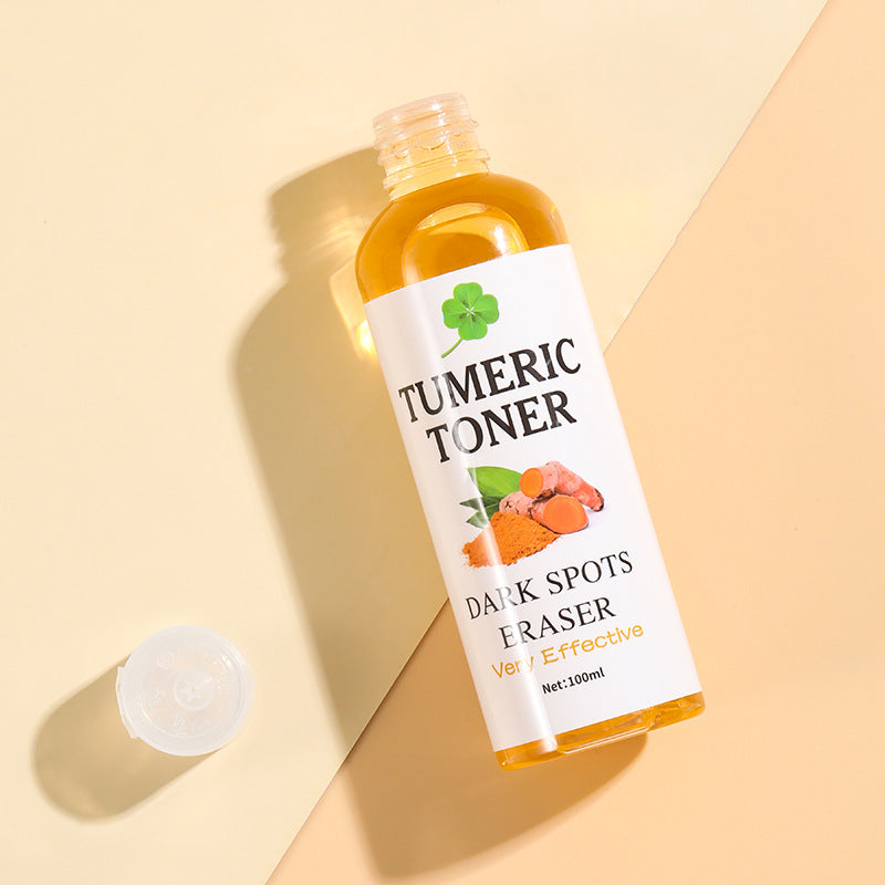 Lotion adoucissante pour la peau, tonique au curcuma noir anti-taches