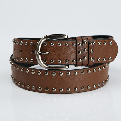 Ceinture pour femme style punk, polyvalente et tendance