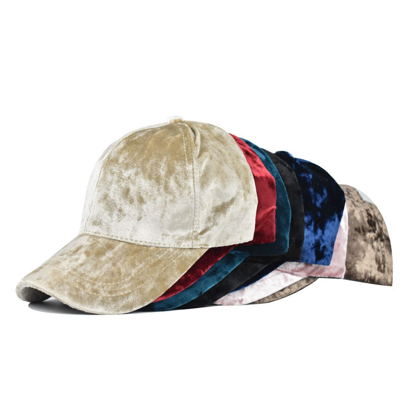 Hat Women Fashion Visor Chenille Baseball Cap