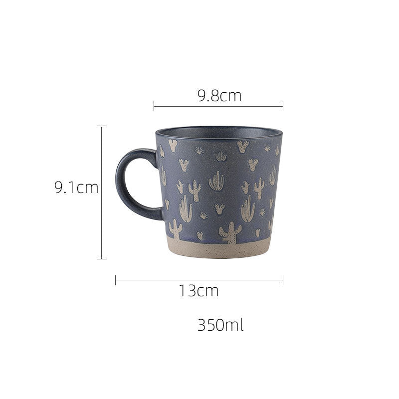 Tasse à café en grès pour couple