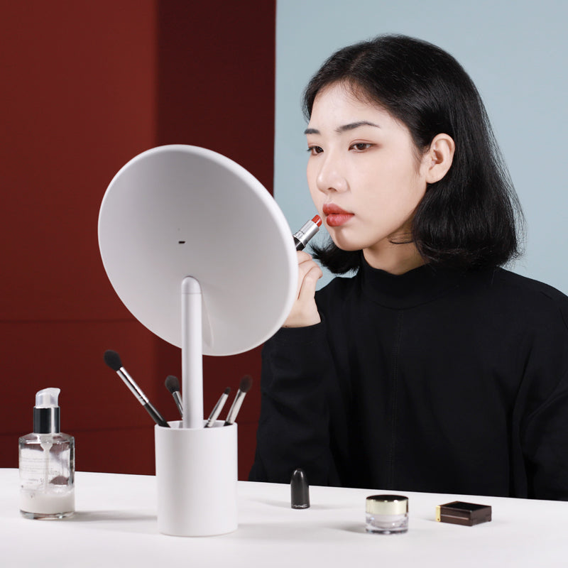 Boîte de rangement miroir de maquillage