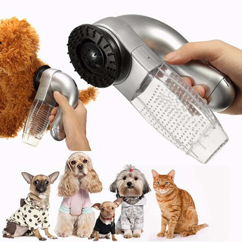 Aspirateur électrique portatif massant pour poils d'animaux