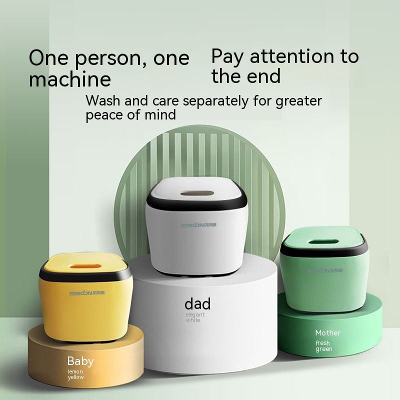 La mini-machine à laver peut être portable pour les petits adultes