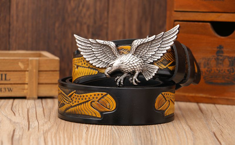 New Men's Top Leather Belt