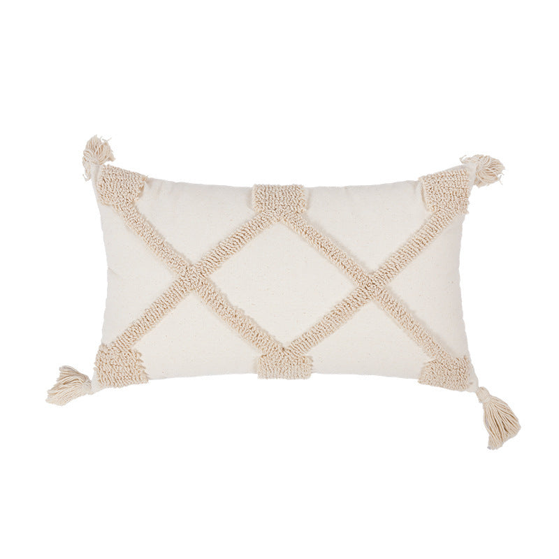 Coussins en dentelle bohème