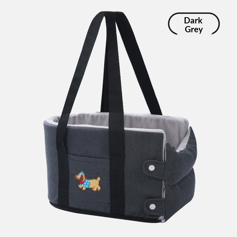 Car Dog Kennel Small Dog Car Center Console Pet Pad